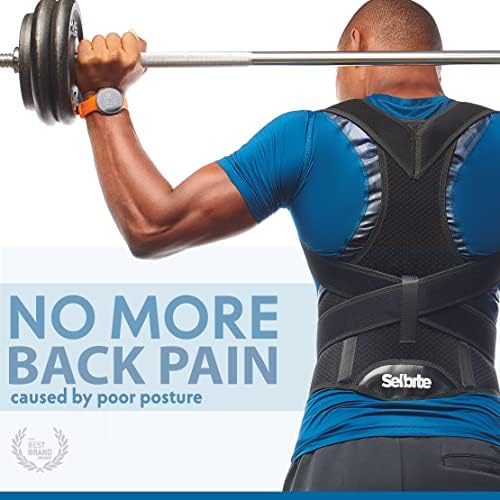Selbite Posture Corrector for Men and Women - Back Brace for Upper and Lower Body Support - Adjustable Straightener with Pain Relief and Muscle Memory (Small) - Image 3