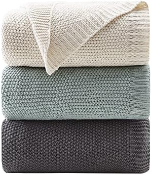 INK+IVY Bree Knit Throw Blanket for Bed, Sofa, and Couch, Lightweight, Breathable, Soft & Cozy Summer Blanket, Full/Queen (90 in x 90 in), Charcoal - Image 4