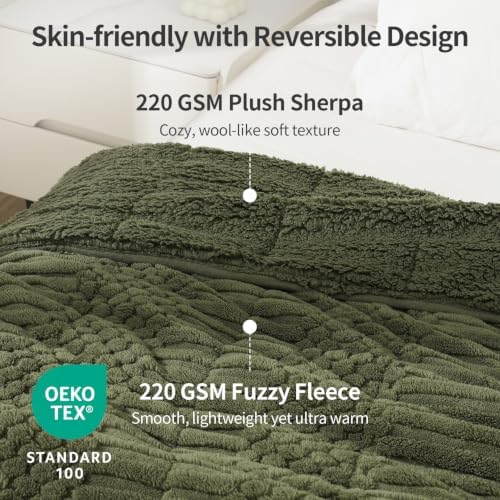 Uttermara Weighted Blankets for Adults Queen Size, 15lbs 60x80 inches - Image 2