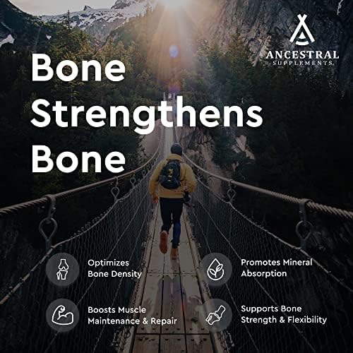 Ancestral Supplements Grass Fed Beef Living Bone Supplement, 180 Ct - Image 3