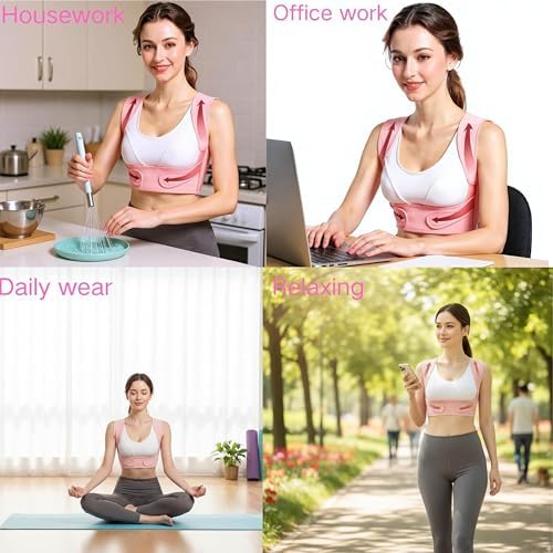 Posture Corrector for Women & Men, Back Shoulder Support Brace - Image 5