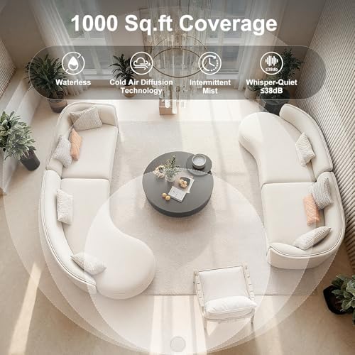 Waterless Essential Oil Diffuser for Large Room, 1000 Sq Ft Coverage - Image 4