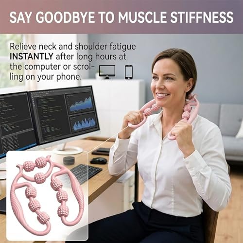 Full Body Massage Tool, Pink, 25cm Length - Image 3