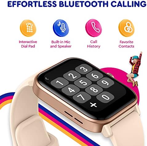 Ignite VeryFit Smart Watch for Men Women Fitness Tracker Watch (Pink) - Image 3