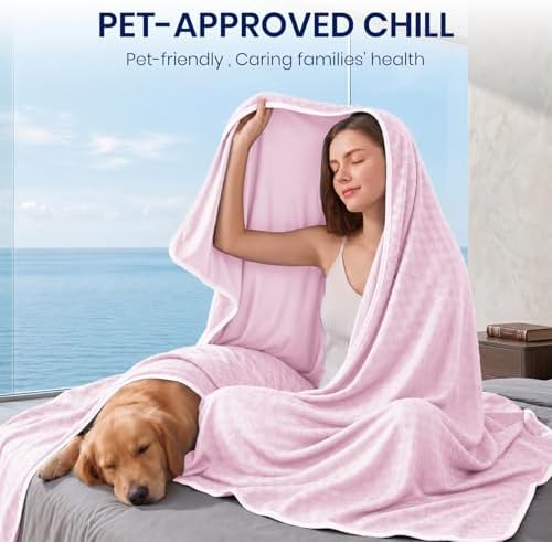 Topcee Cooling Blanket 50"x70" for Hot Sleepers Summer Cold Blanket - Image 3