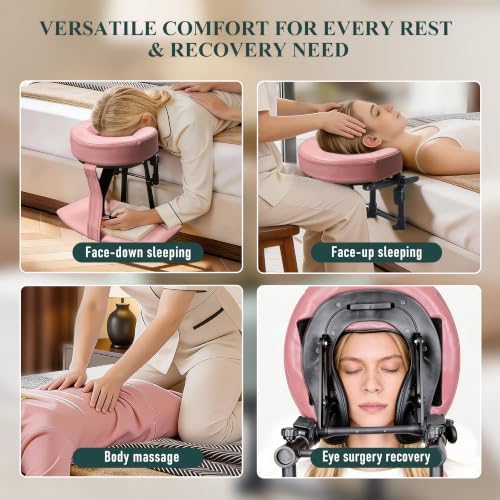 Massage Headrest for Bed, Face Down Massage Pillow & Face Cradle - Image 3