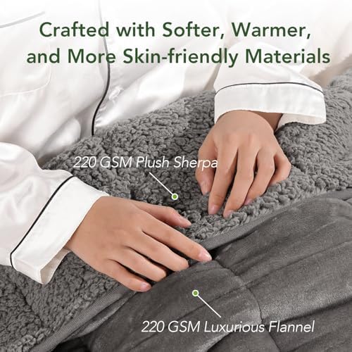 Sivio Weighted Blanket for Adult, Twin Size 15 lbs 48 x 72 Inches - Image 4