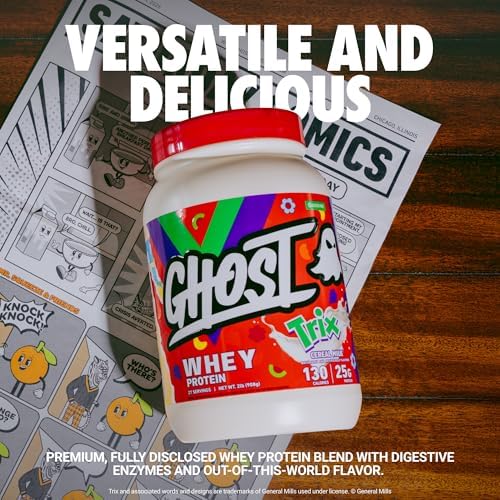 GHOST Whey Protein Powder, Trix Cereal Milk - 2LB, 25G of Protein - Image 2