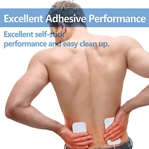 TENS Unit Electrode Pads 2"x4" 24 Pcs Value Pack, Reusable Latex-Free | TENS Unit Pads with Upgraded Self-Adhesion, Non-Irritating Replacement Pads for Electrotherapy - Image 5