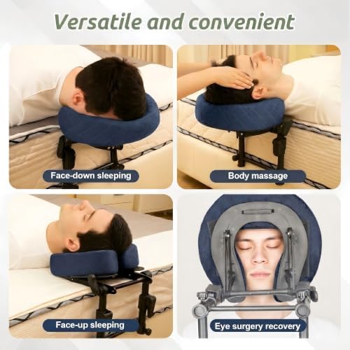 Massage Headrest for Bed, Head Holder & Face Cradle with Face Down Pillow - Image 4