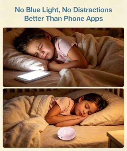 Sound Machine for Babies and Kids - Baby Sleep Soother, Pink - Image 5