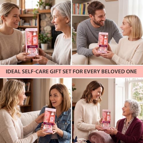 Body & Earth Gift Set - Spa Sets for Women, Perfume, Body Lotion, and Scrub in a Rose Water Box - Perfect Birthday Gifts for Mom Girlfriend Her - Image 5