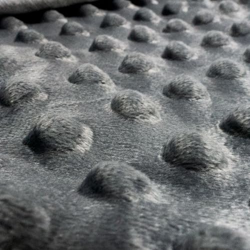 ALANSMA Reversible Weighted Blanket for All Season, Luxury Velvet, Warm and Cool, Adult 5Lb Grey Weighted Blanket, Enjoy Sleeping Anywhere(Grey,35"x48" 5.5lbs) - Image 5