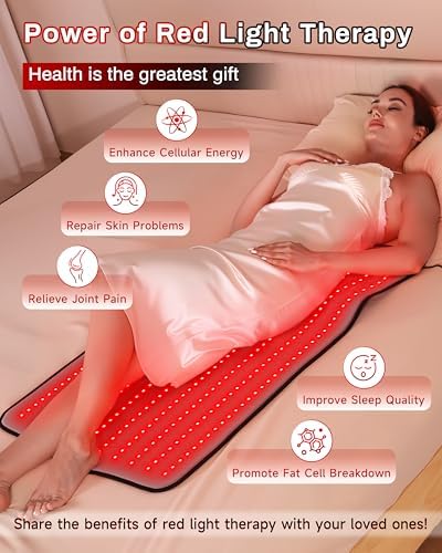 Medical Grade Red Light Therapy Mat for Body, FSA&HSA, 38" × 23.6" - Image 5