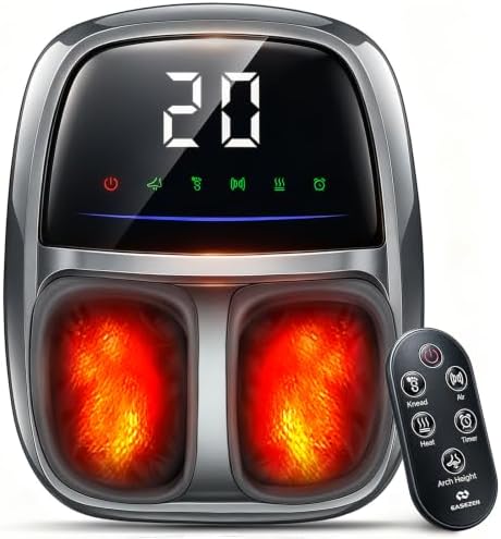 EaseZen Shiatsu Foot Massager with Heat for Neuropathy, FSA Eligible HSA by EaseZen