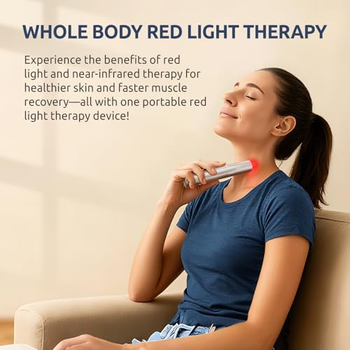 Infrared red Light Therapy is a Handheld red Light Therapy Wand Used to Improve Joint and Muscle Pain. The red Light Therapy Device is Suitable for Whole Body and Facial Care - Image 4