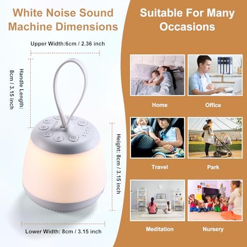 Upgraded White Noise Sound Sleep Machine - Image 3