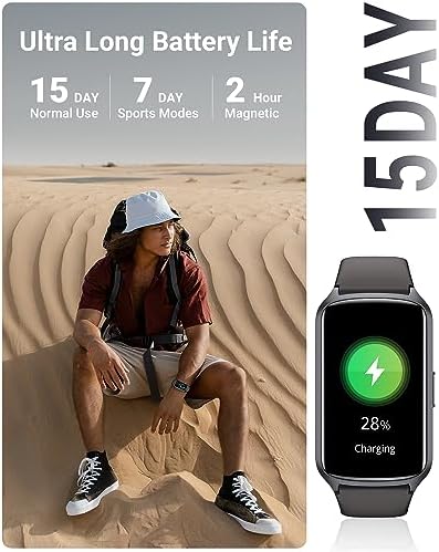 Amzhero Health Fitness Tracker with 24/7 Heart Rate, Blood Oxygen, Blood Pressure, Sleep Tracker, 5ATM Waterproof Activity Trackers with Step Tracker, Pedometer (S & L Bands Included) - Image 5