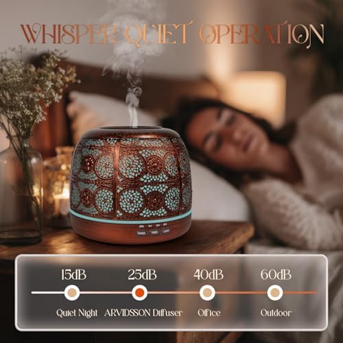 ARVIDSSON 500ml Essential Oil Diffuser, Aromatherapy Diffuser for Home - Image 5