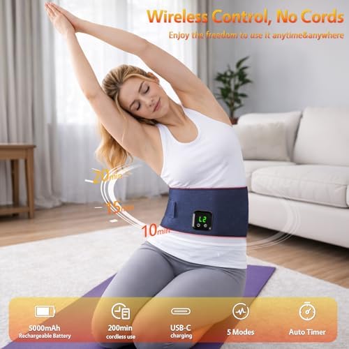 Red Light Therapy Belt for Body Cordless Infrared Heating Wrap - Image 3