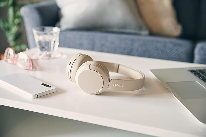 Sony WH-CH520 Wireless On-Ear Bluetooth Headphones with Mic, Cappuccino | Comfortable Lightweight Design, Up to 50 Hrs Battery with Quick Charging, Multipoint Connection, Clear Calls, Swivel design - Image 10