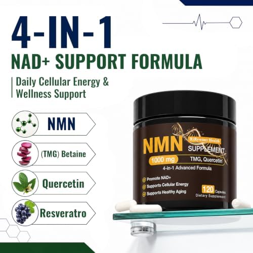 NMN Supplement 1000mg Total Active Complex – 4-in-1 NAD Supplement - Image 4