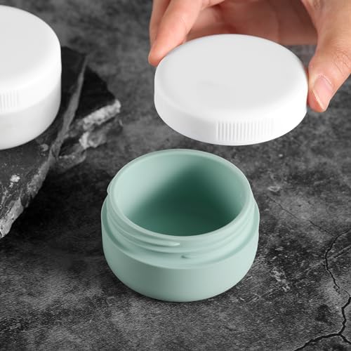 Kuangre Travel Containers for Toiletries, Silicone Cream Jars BPA-Free, Leak-proof 1.35oz Travel Size Containers, Portable Size Silicone Jars with Lid for Cosmetic Face Hand Body Cream (4 Pack) - Image 3