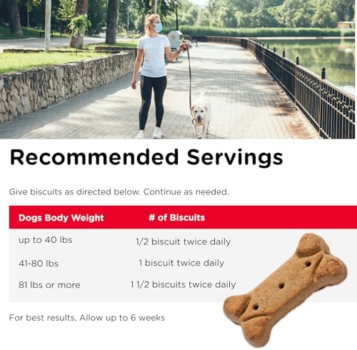 Nutri-Vet Hip & Joint Dog Biscuits, Dog Treats, 300mg Glucosamine, 4lb Bag - Image 5