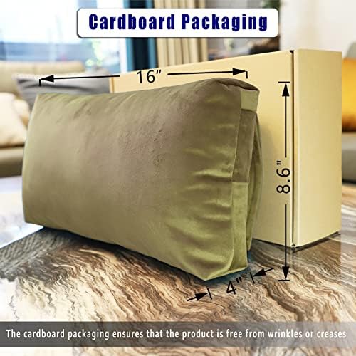 Non-Slip Head Pillow for Recliners - Neck Support Cushion with Velvet Cover for Pain Relief at Home, Office and Travel (Camel) - Image 2