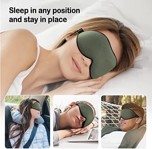 LitBear Sleep Mask for Side Sleeper Women Men, Eye Mask for Sleeping - Image 6