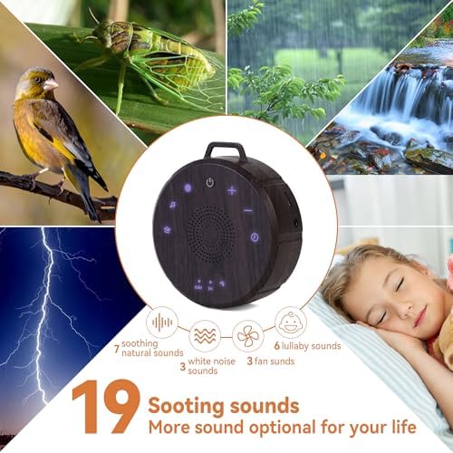 Sound Machine White Noise Machines for Home and Travel - Image 2