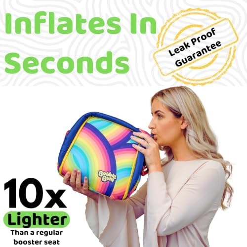 BubbleBum Twin-Pack, Backless Booster Car Seat – Inflatable,Travel Booster - Image 2