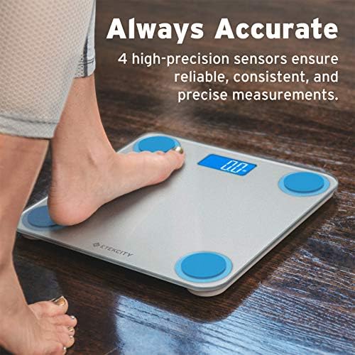 Etekcity Digital Bathroom Scale for Body Weight, Tempered Glass, 400 lbs - Image 4