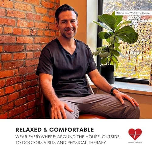 Inspired Comforts Unisex Post Surgery & Rehab V Neck Dual Access Snap Shirt - Image 4
