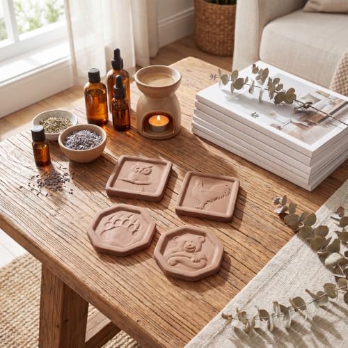 AceOrbit 4 Pcs Ceramic Passive Diffuser for Essential Oil Non Electric - Image 4