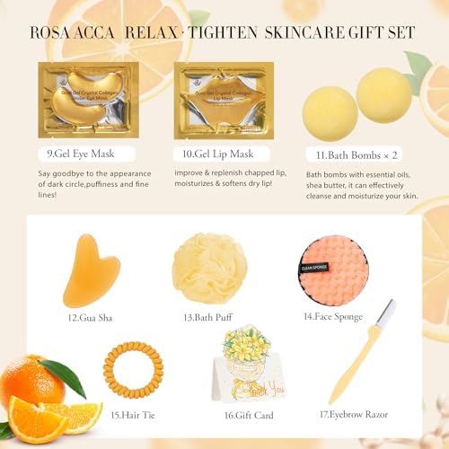 Gifts for Women & Men, 23pcs Fathers Day Gifts, Home Spa Gift Basket Set - Image 6