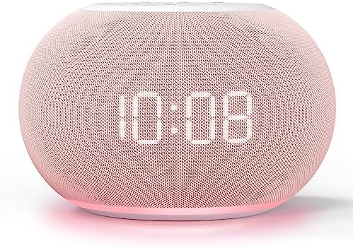 REACHER Auto Dimmable Sound Machine Alarm Clock with Night Light for Girls by Reacher