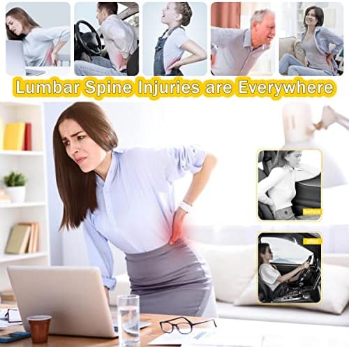 Super Soft Lumbar Support Pillow for Car, 100% Memory Foam Lumbar Pillow - Image 4