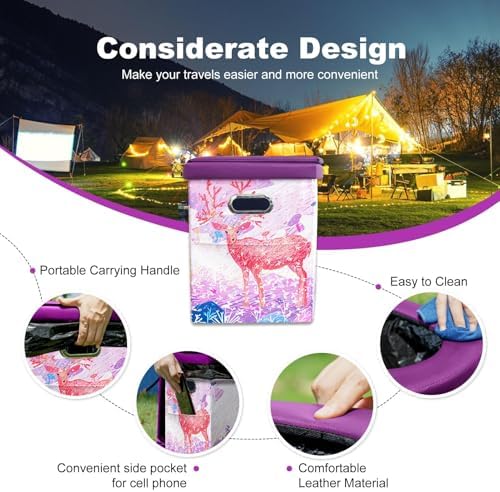 Ann Katy XL Portable Camping Toilet for Adults,Lightweight Folding Potty - Image 4