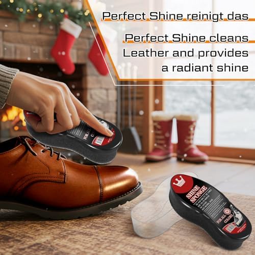 Loopeer 12Pcs Shoe Shine Sponge, Instant Leather Care - Image 4