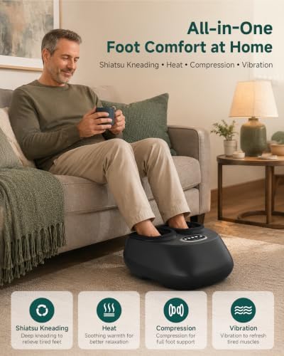 Snailax Foot Massager with Heat for Plantar Fasciitis Relief - Image 2