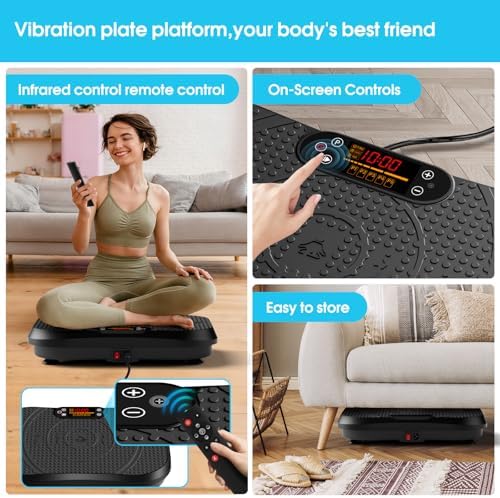 SoftGym Vibration Plate Exercise Machine for Lymphatic Drainage & Fitness - Image 2