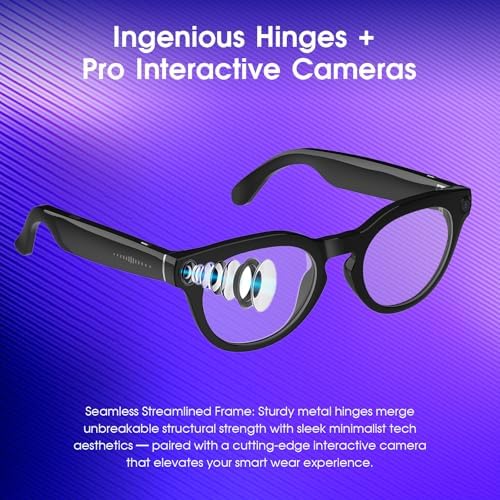 AI Smart Glasses for Travel & Business, 139 Languages Translation, Camera - Image 5