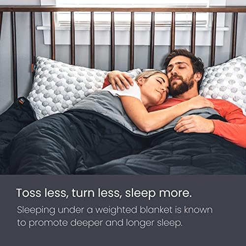 Layla 300 Thread Count Weighted Blanket with Fleece Top Layer, Even Weight Distribution, 100% Cotton Bottom Layer (25 pounds) - Image 2