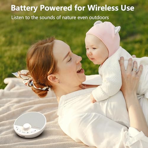 DONOW Portable White Noise Machine for Baby Adults with 24 Sleep Sounds - Image 6