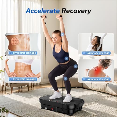 Merach V28 Vibration Plate Exercise Machine with 99 Speeds & Bluetooth - Image 2