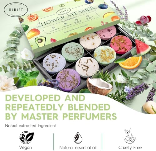 Shower Steamers Aromatherapy Mothers Day Gifts 8 Pack Shower Bombs Fruit Scents with Essential Oils, Birthday Gifts for Girlfriend, Her, Men, Mom, Teens, Self Care Relaxation Home SPA Stress Relief - Image 4