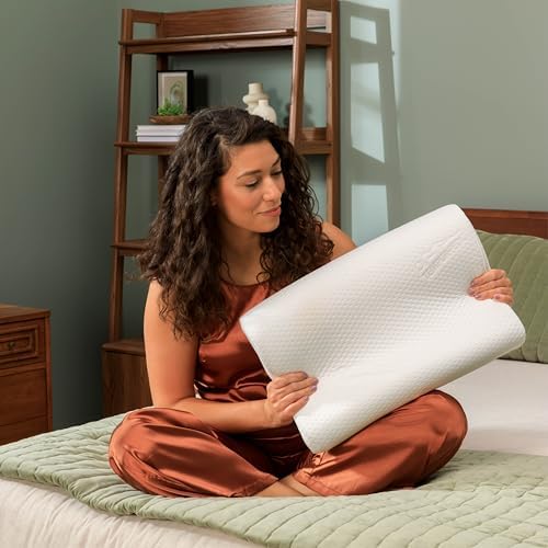 TEMPUR-Pedic, Standard TEMPUR-Neck Pillow, Small Profile-2-Pack, White 2 Count - Image 4