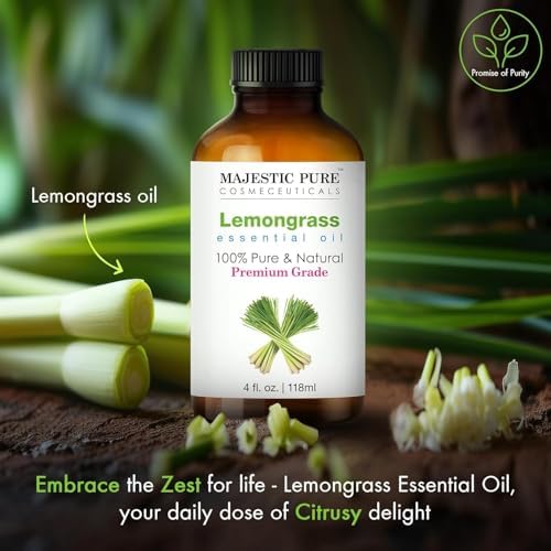 Majestic Pure Lemongrass Essential Oil for Diffuser - 4 Fl Oz (Pack of 2) - Image 2