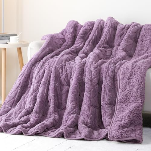 Cottonblue Jacquard Weighted Blanket for Adults Queen Size 20 lbs 60x80 in by Cottonblue